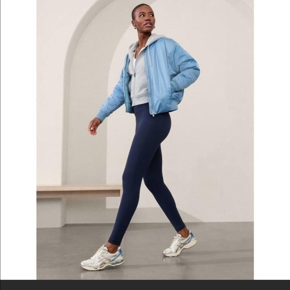 Athleta Sateen Bomber NWT